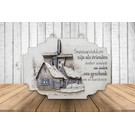 Creatief Art 3D Bordje - Windmolen