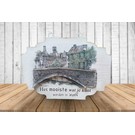 Creatief Art 3D Bordje - Stadsbrug
