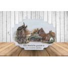 Creatief Art 3D Bordje - Boerderij met molen
