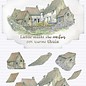 Creatief Art 3D Bordje - Pittoreske huisjes