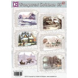 Creatief Art Transparent Christmas 03