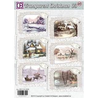 Creatief Art Transparent Christmas 03