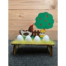 Creatief Art Eierhouder in hout