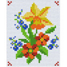Pixel Hobby Pixelhobby 1 Basisplaat Bloem 04