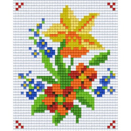 Pixel Hobby Pixelhobby 1 Grundplatte Blume 04