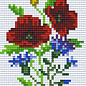Pixel Hobby Pixelhobby 1 Basisplaat Bloem 05