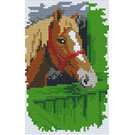 Pixel Hobby Pixelhobby 2 Basisplaten  Paard aan hek
