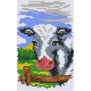 Pixel Hobby Pixelhobby 2 Grundplatten Kuh auf Zaun