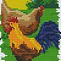 Pixel Hobby Pixelhobby 2 Assiettes Poulets fermiers