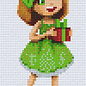 Pixel Hobby Pixelhobby 2 Assiettes de base Fille avec cadeau