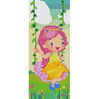 Pixel Hobby Pixelhobby 3 Basisplaten  Meisje op schommel