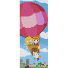 Pixel Hobby Pixelhobby 3 Basisplaten  Kinderen in luchtballon