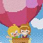 Pixel Hobby Pixelhobby 3 Basisplaten  Kinderen in luchtballon