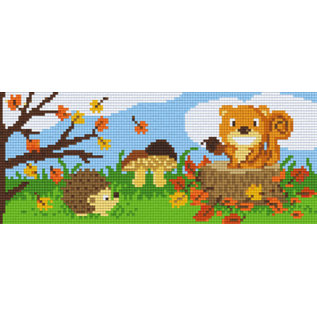 Pixel Hobby Pixelhobby 3 Bodenplatten Tiere im Wald