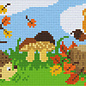 Pixel Hobby Pixelhobby 3 Bases Animaux en forêt