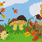 Pixel Hobby Pixelhobby 3 Basisplaten  Beesten in het bos