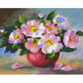 Pixel Hobby pixelhobby 4 Basisplaten - Bloemen in Pot
