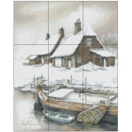 Pixel Hobby pixelhobby 9 Basisplaten - Winterlandschap