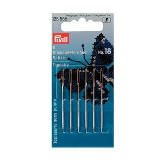 Prym Aiguilles à broder sans pointe NO.18
