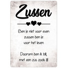 Creatief Art Spreukenbordje: Ik Ben Blij Met Een Zus Zoals Jij! | Houten Tekstbord