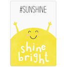 Creatief Art Spreukenbordje: #SunShine, Shine Bright! | Houten Tekstbord
