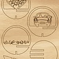 Creatief Art Houten Bal Huwelijk + Bal 80 mm