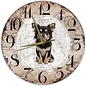 Creatief Art Horloge en bois - Chihuahua Black