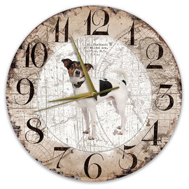 Creatief Art Horloge en bois - Chihuahua Black