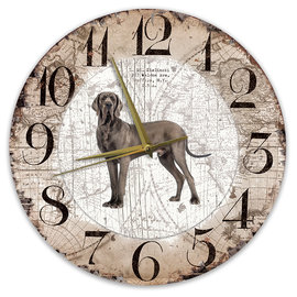 Creatief Art Horloge en bois - Chihuahua Black