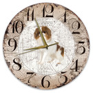 Creatief Art Houten Klok - 30cm - Hond - Japanse Spaniel