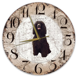 Creatief Art Horloge en bois - Chihuahua Black