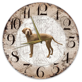 Creatief Art Horloge en bois - Chihuahua Black