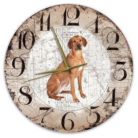 Creatief Art Horloge en bois - Chihuahua Black