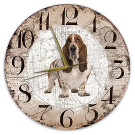 Creatief Art Horloge en bois - Chihuahua Black