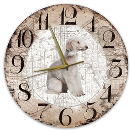 Creatief Art Horloge en bois - Chihuahua Black