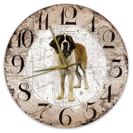 Creatief Art Horloge en bois - Chihuahua Black