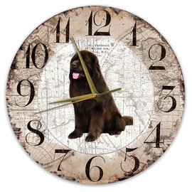 Creatief Art Horloge en bois - Chihuahua Black