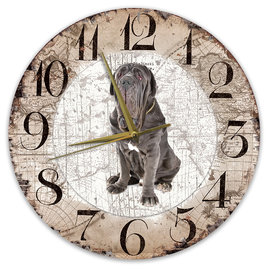 Creatief Art Horloge en bois - Chihuahua Black