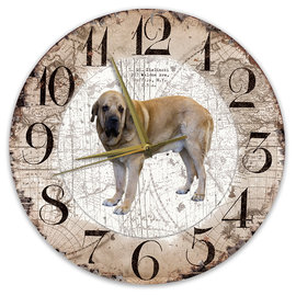 Creatief Art Horloge en bois - Chihuahua Black