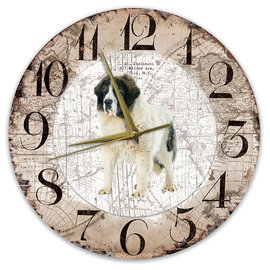 Creatief Art Horloge en bois - Chihuahua Black