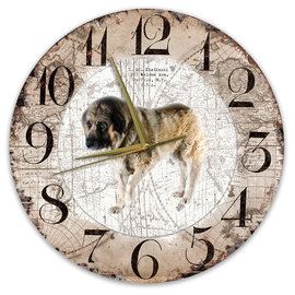 Creatief Art Horloge en bois - Chihuahua Black