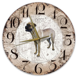 Creatief Art Horloge en bois - Chihuahua Black