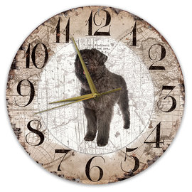 Creatief Art Horloge en bois - Chihuahua Black