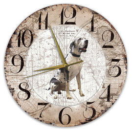 Creatief Art Horloge en bois - Chihuahua Black