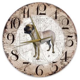 Creatief Art Horloge en bois - Chihuahua Black