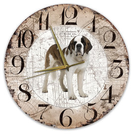 Creatief Art Horloge en bois - Chihuahua Black