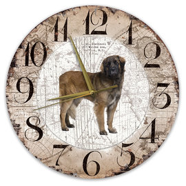 Creatief Art Horloge en bois - Chihuahua Black