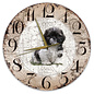 Creatief Art Houten Klok - 30cm - Hond - Shih Tzu