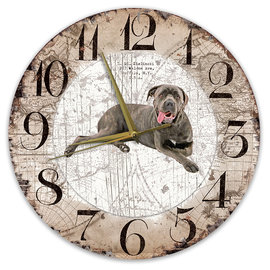 Creatief Art Horloge en bois - Chihuahua Black