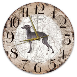 Creatief Art Horloge en bois - Chihuahua Black